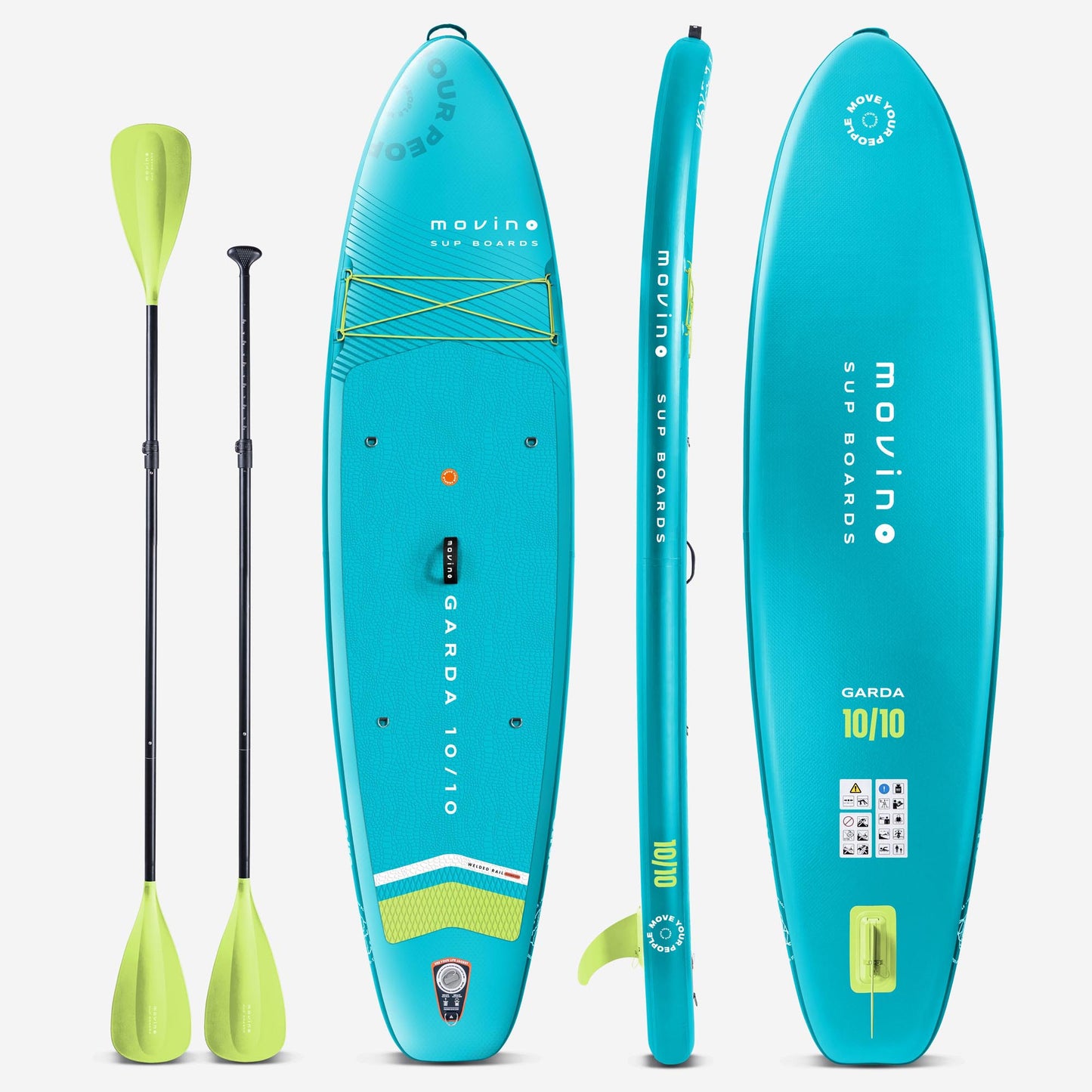 Movino GARDA Allround 10'10'' (turquesa-lima)