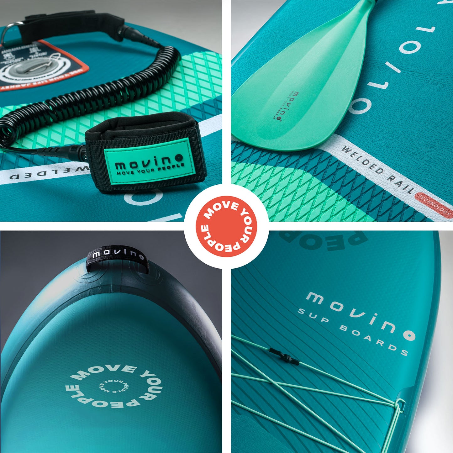 Movino GARDA Allround 10'10'' (verde azulado y menta)