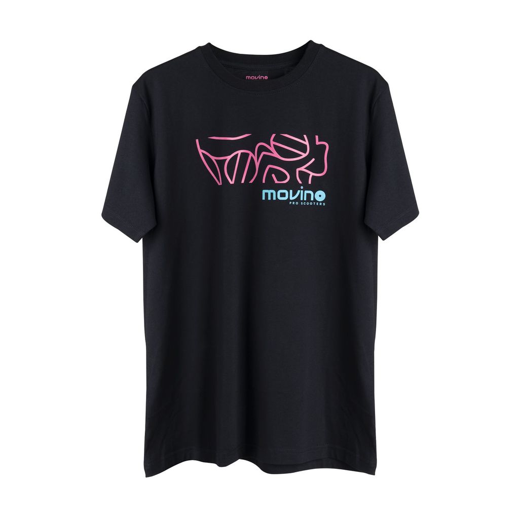 CAMISETA - ROSA/TURQUESA