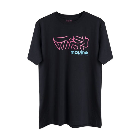 CAMISETA - ROSA/TURQUESA