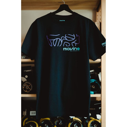 CAMISETA - TURQUESA/VIOLETA